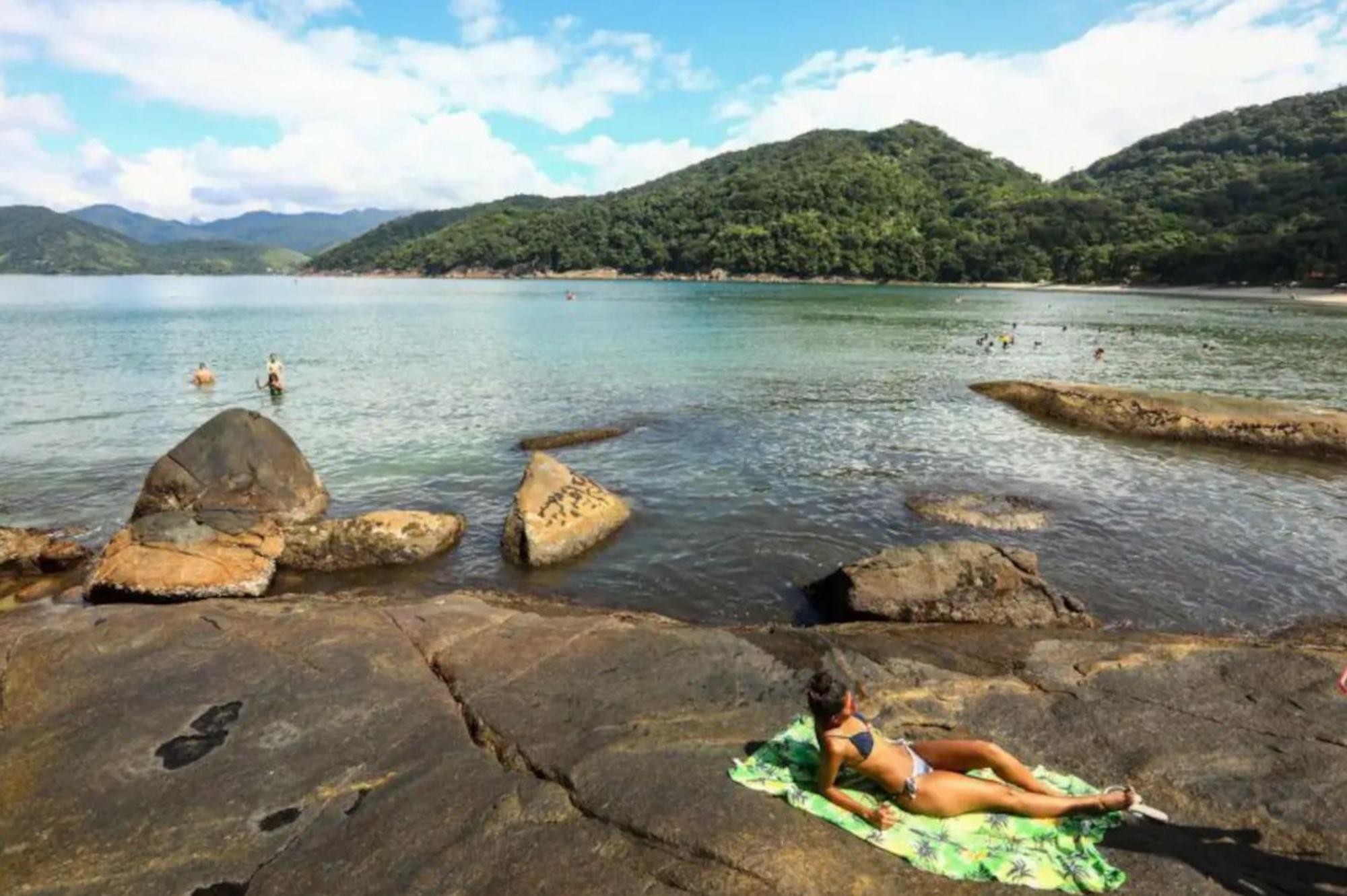 Apartamento 2 Novissimo E Bem Localizado - Ubatuba-Sp Exteriér fotografie